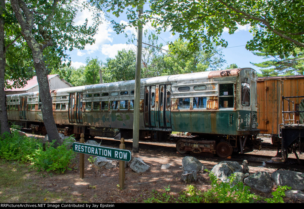 Chicago Transit Authority 6599 and 6600 await their turn for Restoration